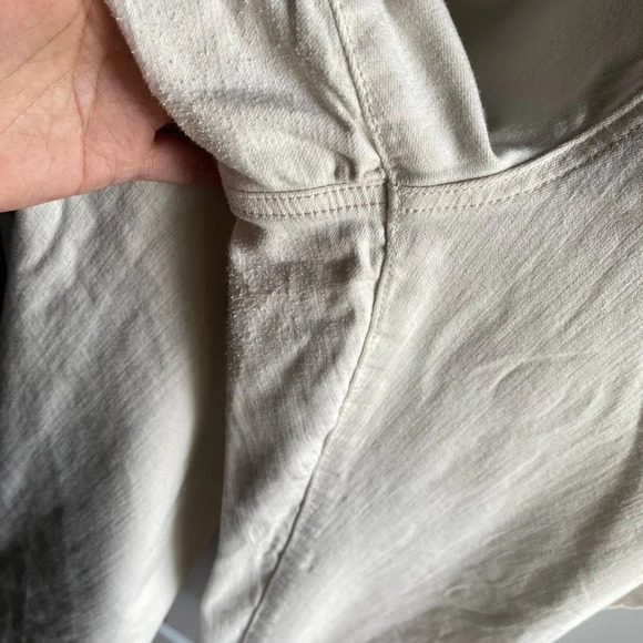 EVRI Women's 24W Cream Jeans Straight Leg Ankle Length 5 Pocket EUC Stretch Pant - Picture 7 of 8